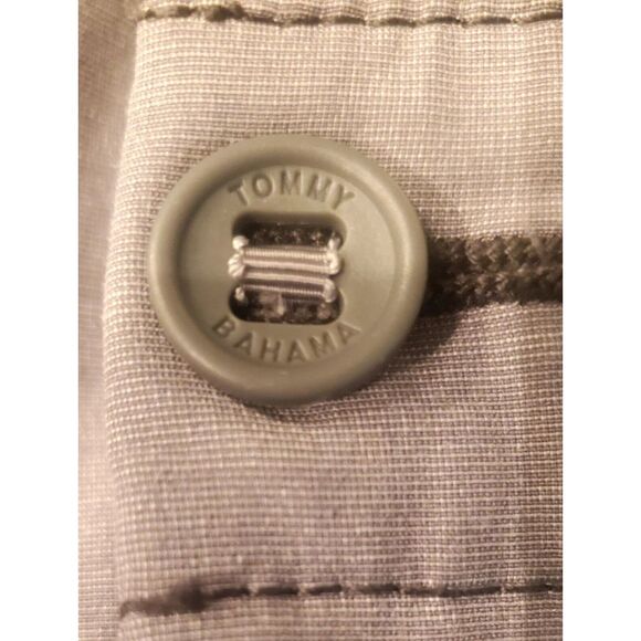 Tommy Bahama Shorts Golf Men's 42 Active Warm Grey Rib Pattern Poly/Cotton/Spndx - Picture 12 of 16